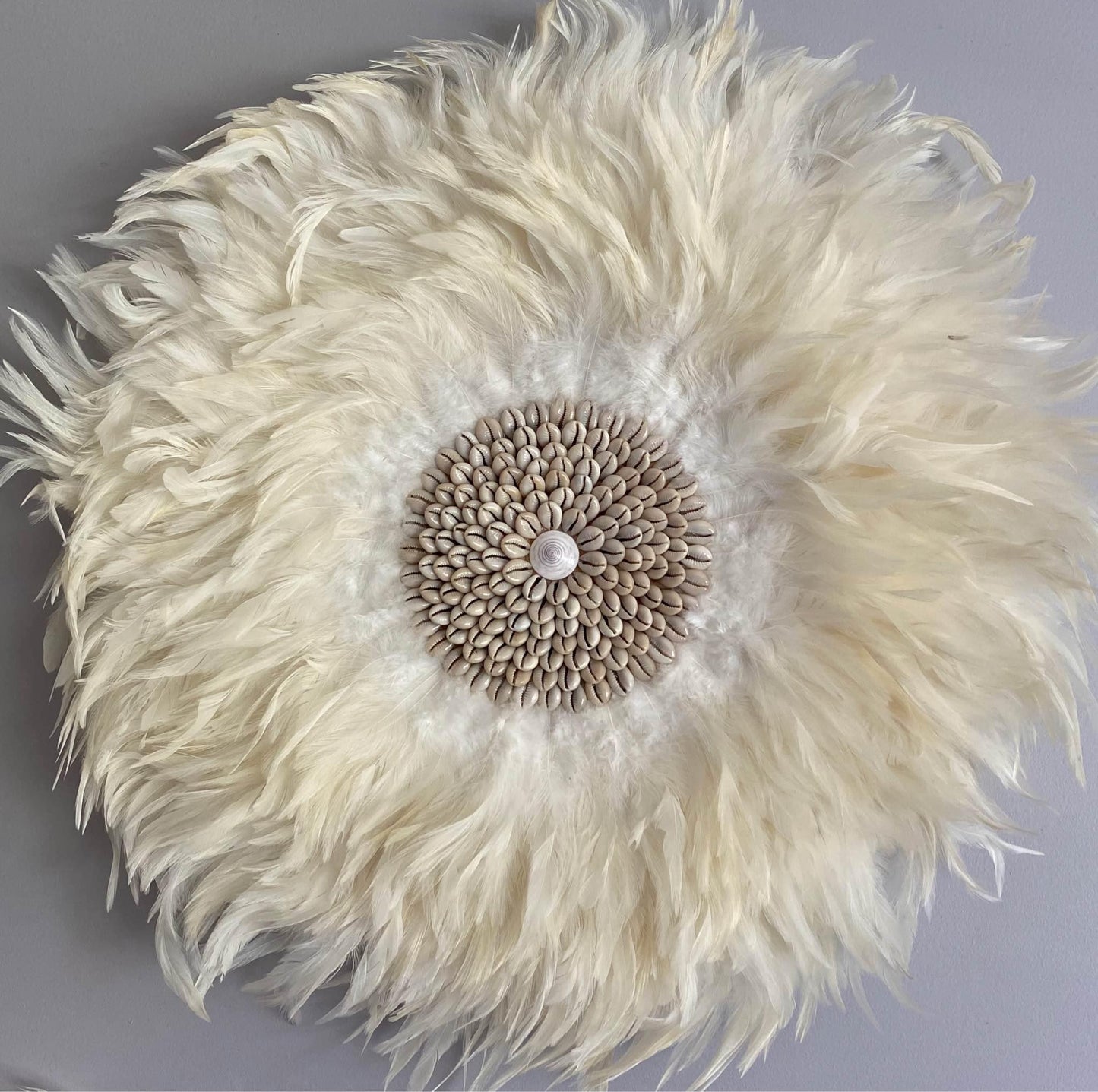 Boho Juju Hat | Fluffy | Cowrie | Natural | 2 sizes available