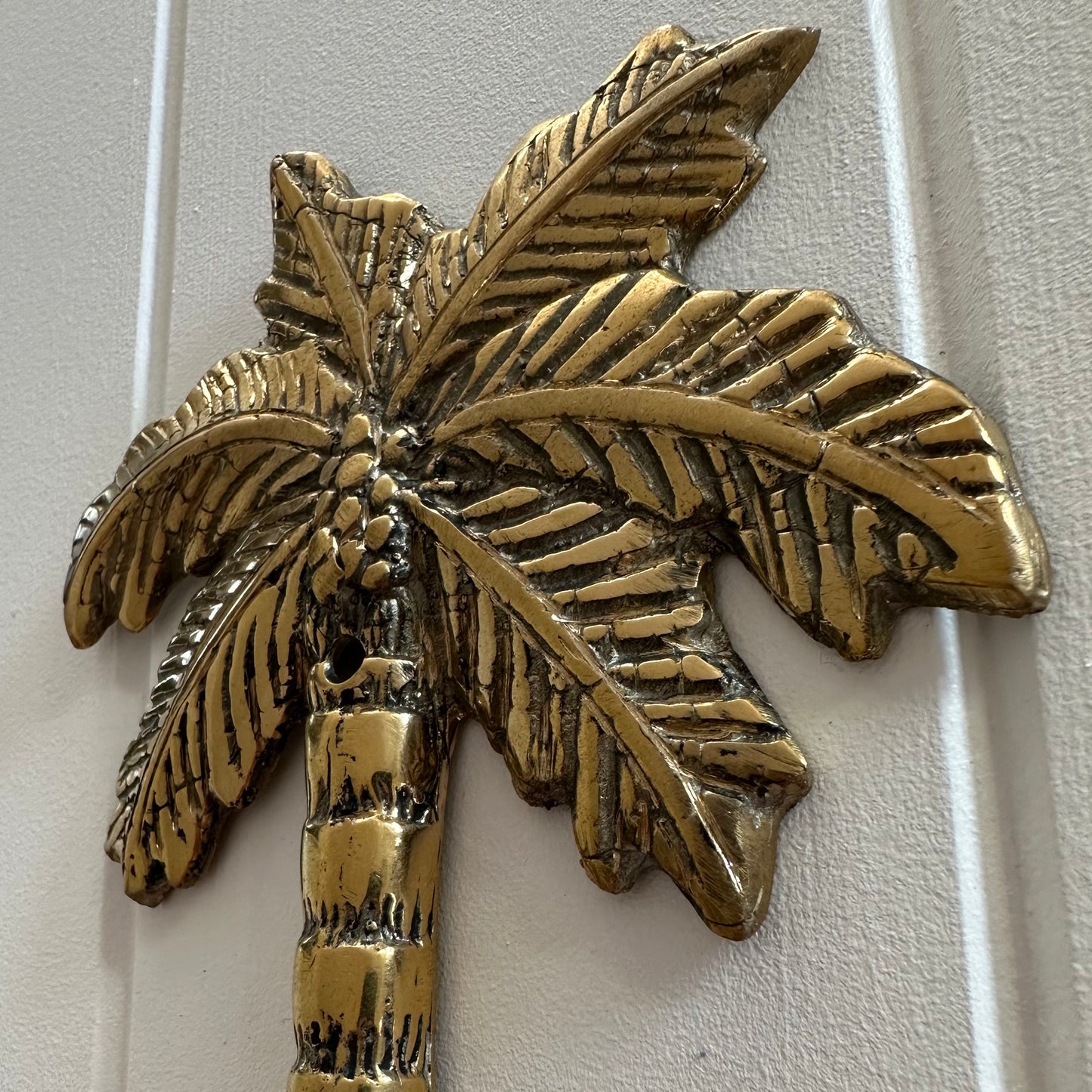 Coco Palm Wall Hook | Shiny Gold