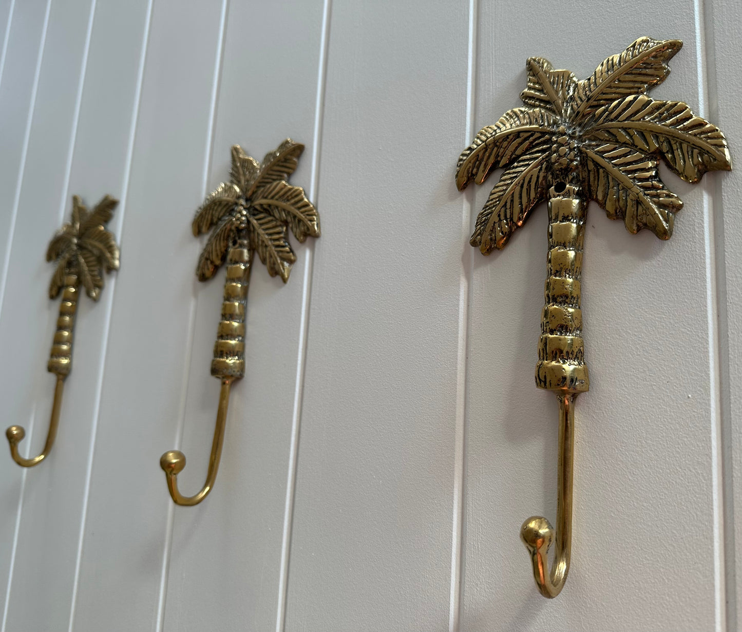 Coco Palm Wall Hook | Shiny Gold