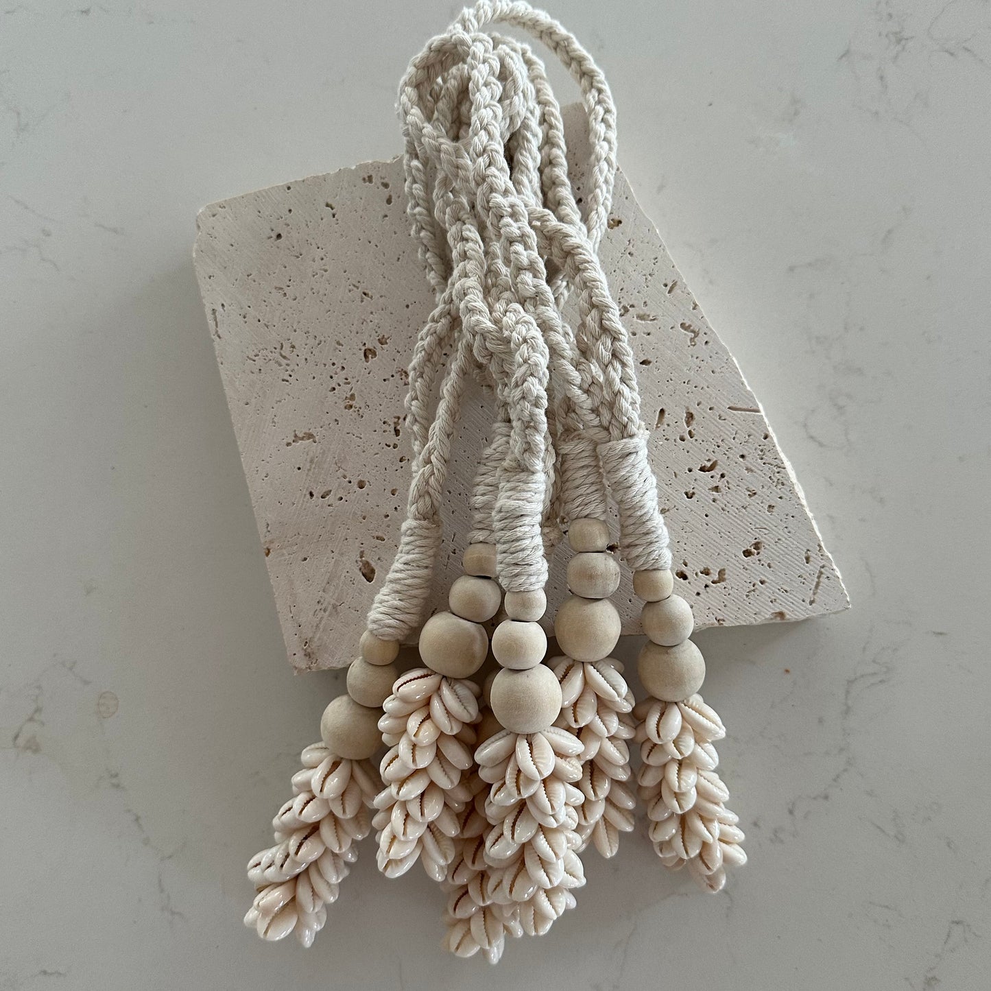 Boho Shell and Bead Tassel | 30cm | ONLY 1 LEFT