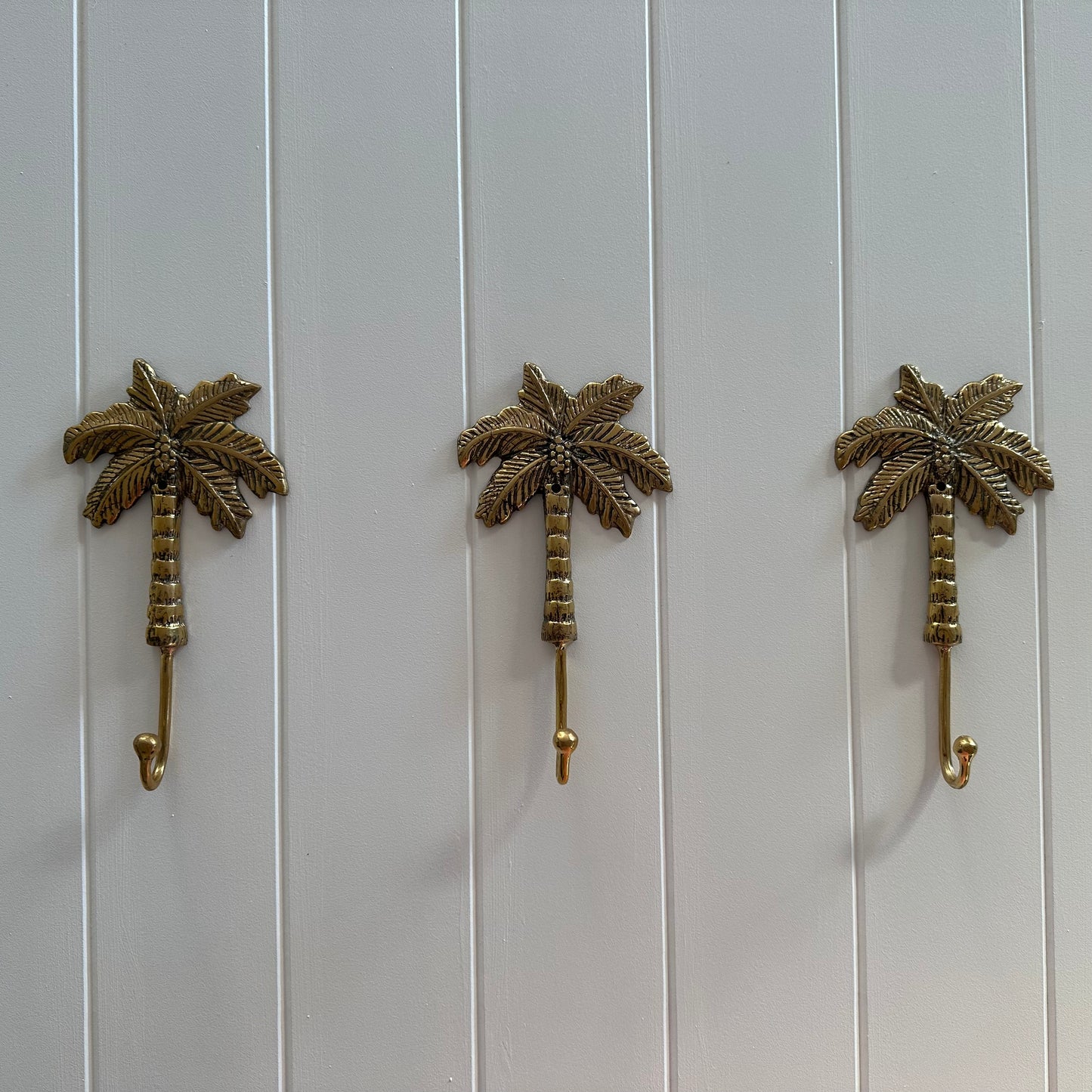 Coco Palm Wall Hook | Shiny Gold