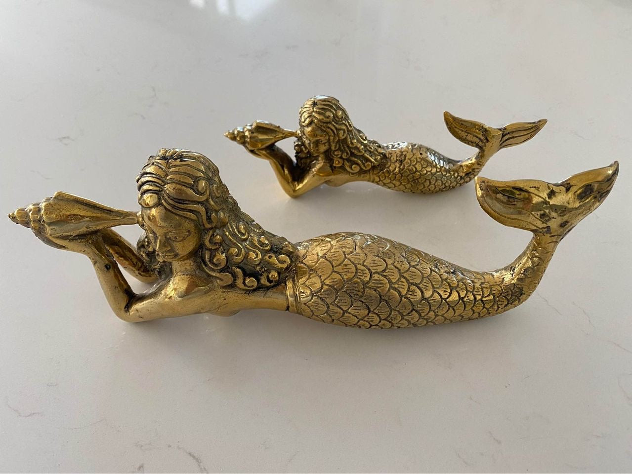 Brass Mermaid | Coastal Decor