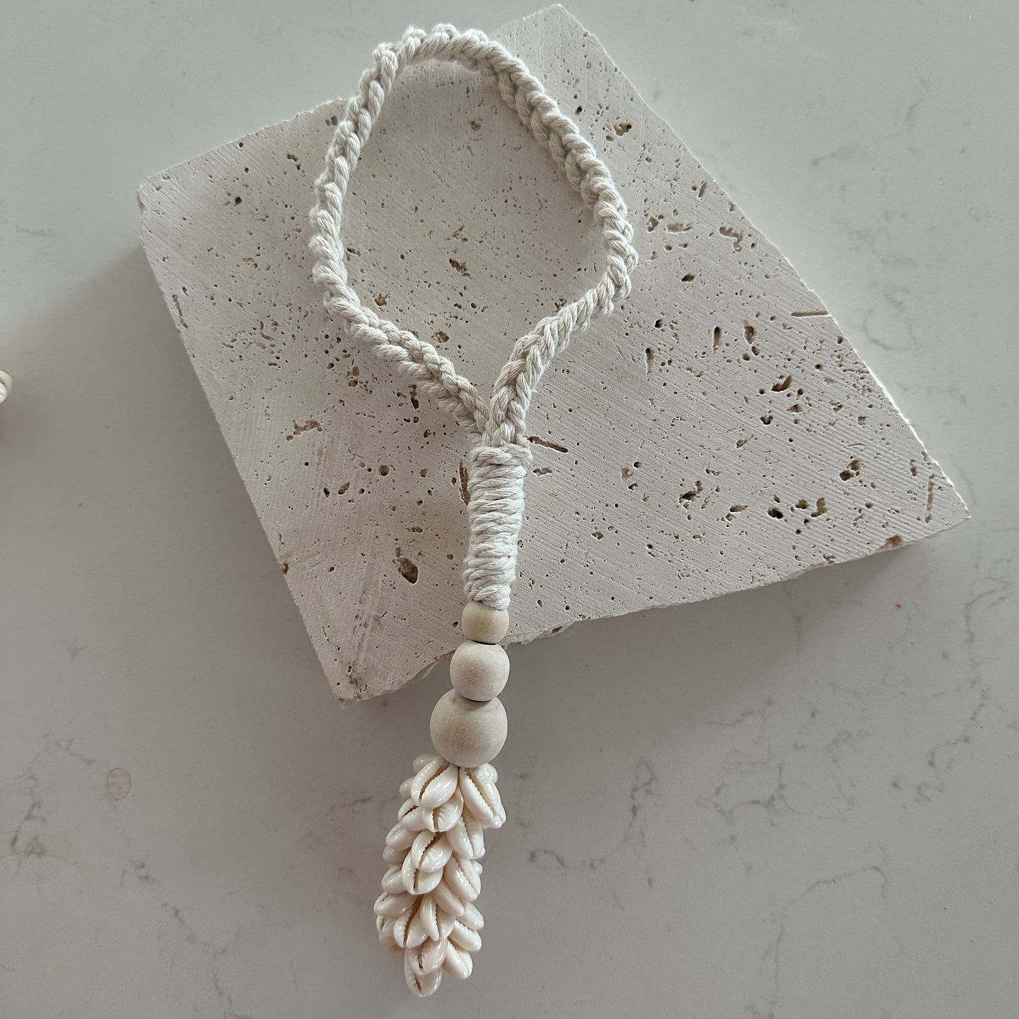 Boho Shell and Bead Tassel | 30cm | ONLY 1 LEFT