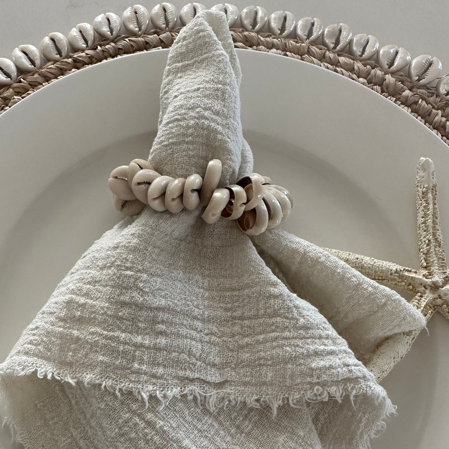 Cowrie Napkin Rings