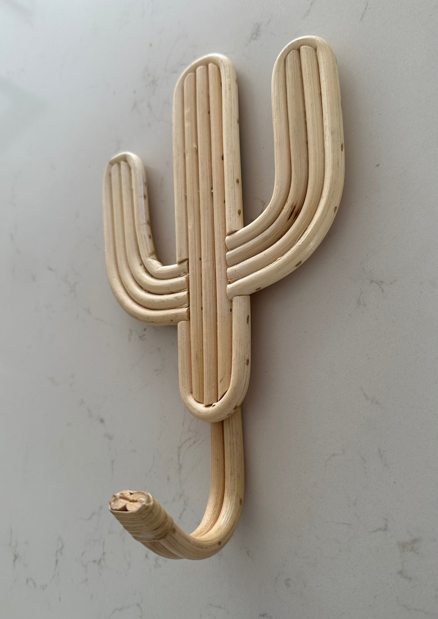 Rattan Wall Hook | Cactus | Natural | BoHo