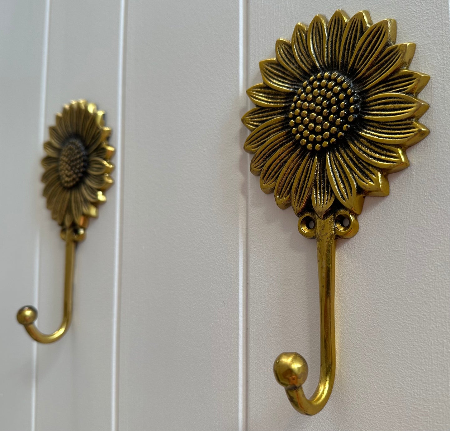 Sunflower Wall Hook | Brass