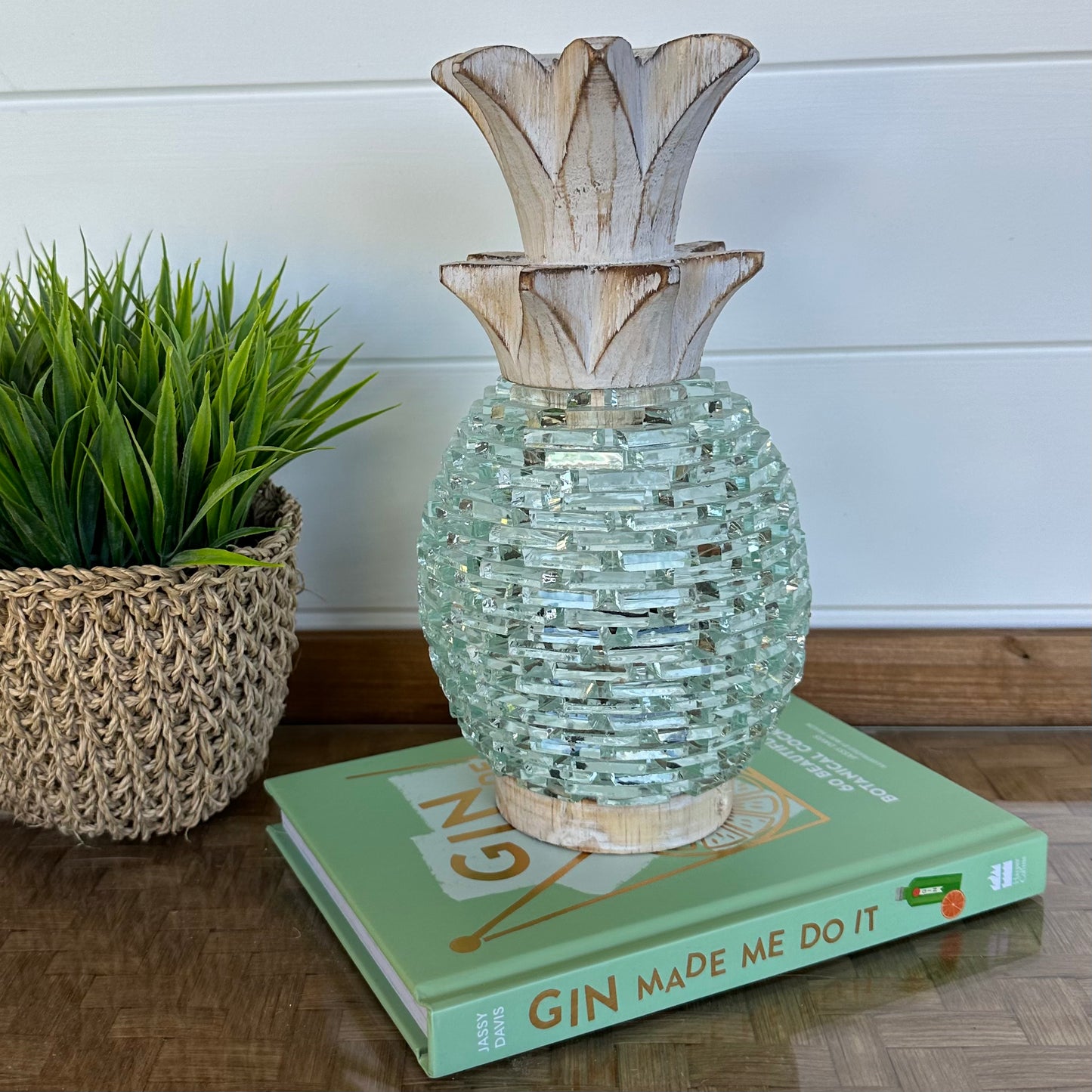 Glass Pineapple | Decor | Tea Light Holder | 5 sizes