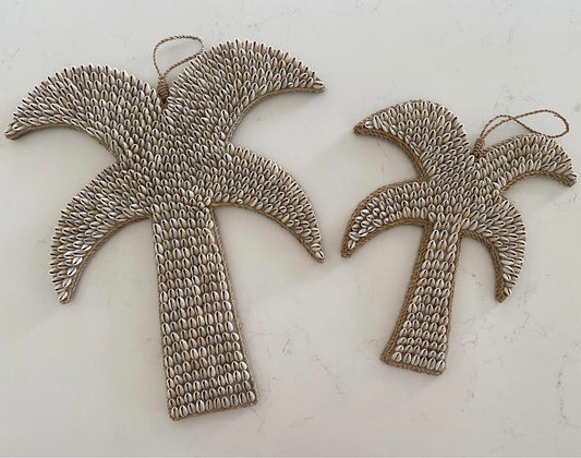 BoHo Shell Palm Tree Wall Hanging | Cowrie