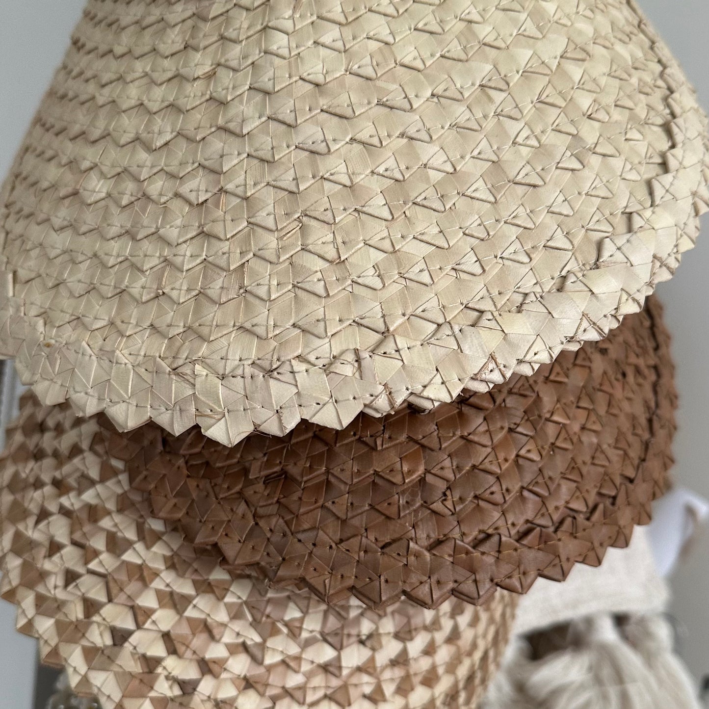 Natural Woven Sun Visor