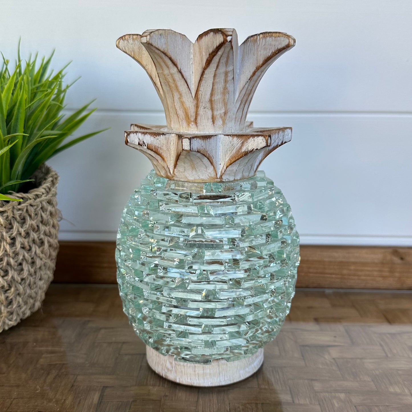 Glass Pineapple | Decor | Tea Light Holder | 5 sizes