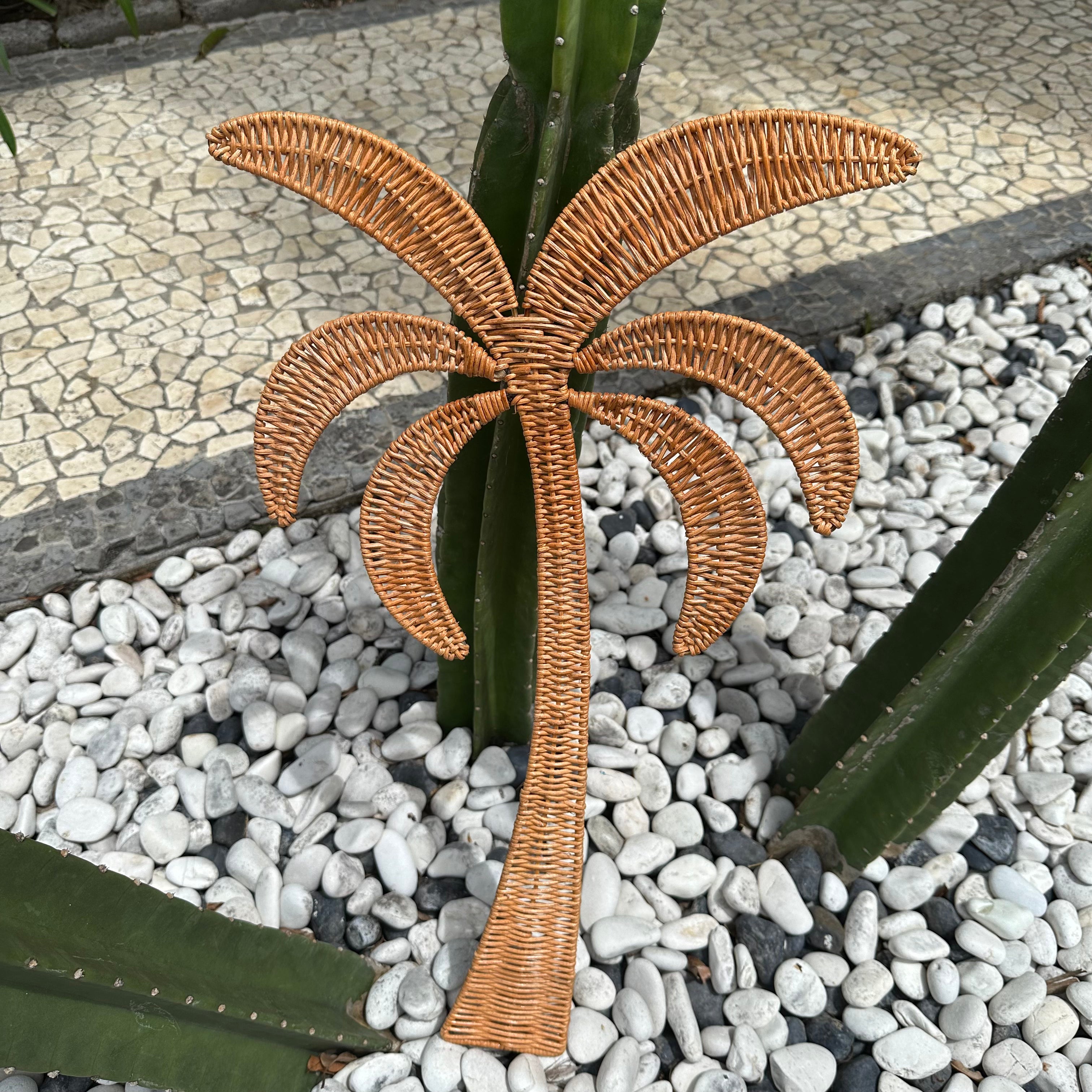 Natural Rattan PALM TREE | 60cm | RE STOCKED – BoHo Dream Aus