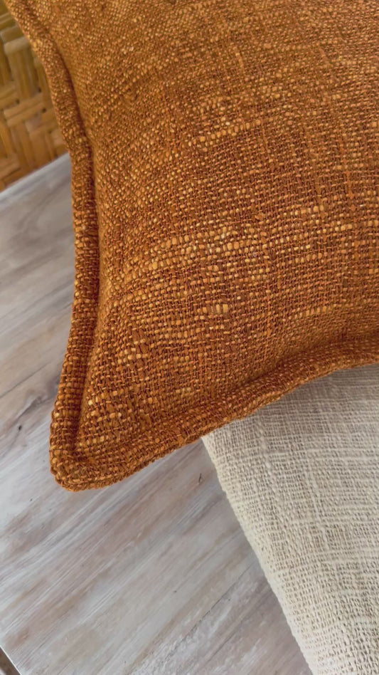 Tuscan Natural Soft Cotton Cushion Cover | 60x60cm| RE STOCKED