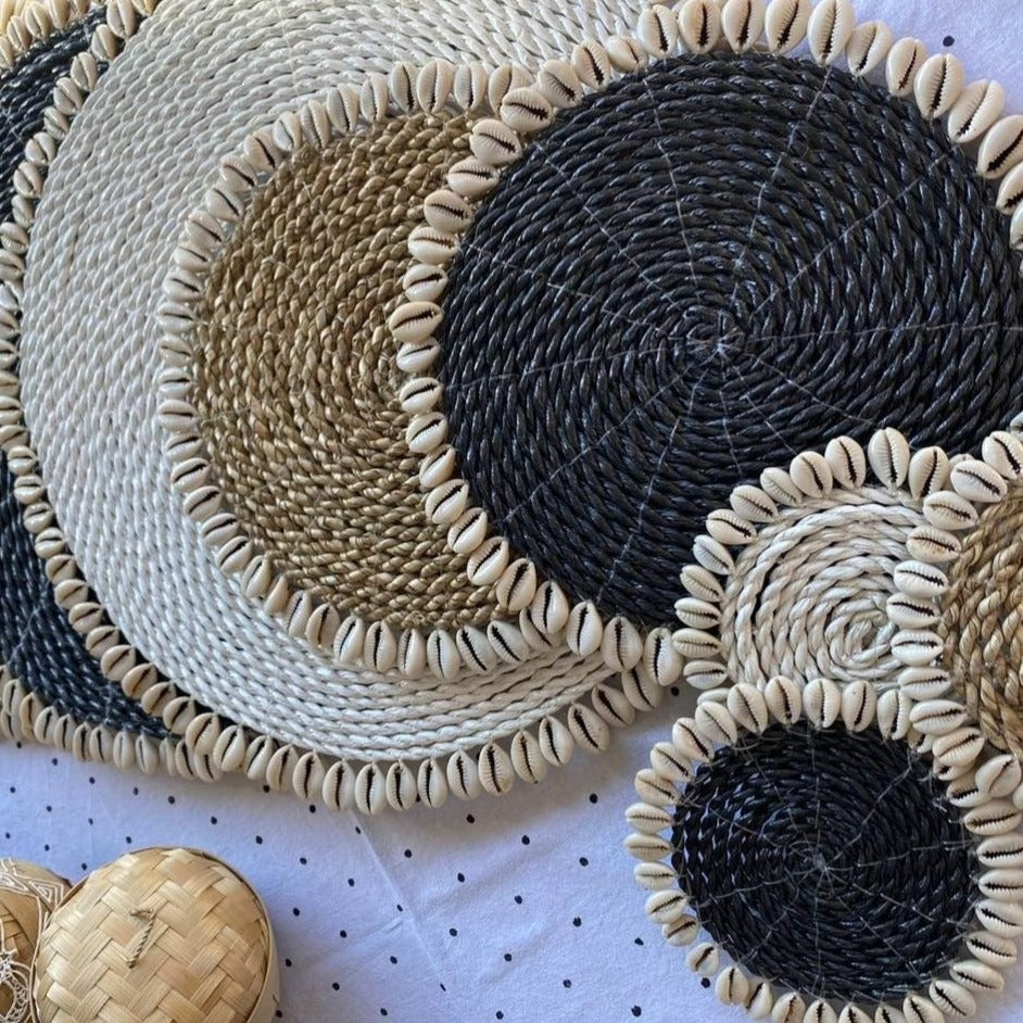 Hand Woven Seagrass Placemats | Coasters