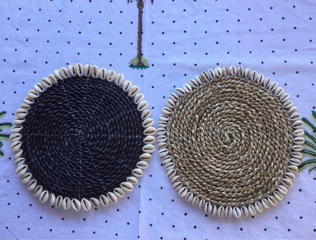 Hand Woven Seagrass Placemats | Coasters