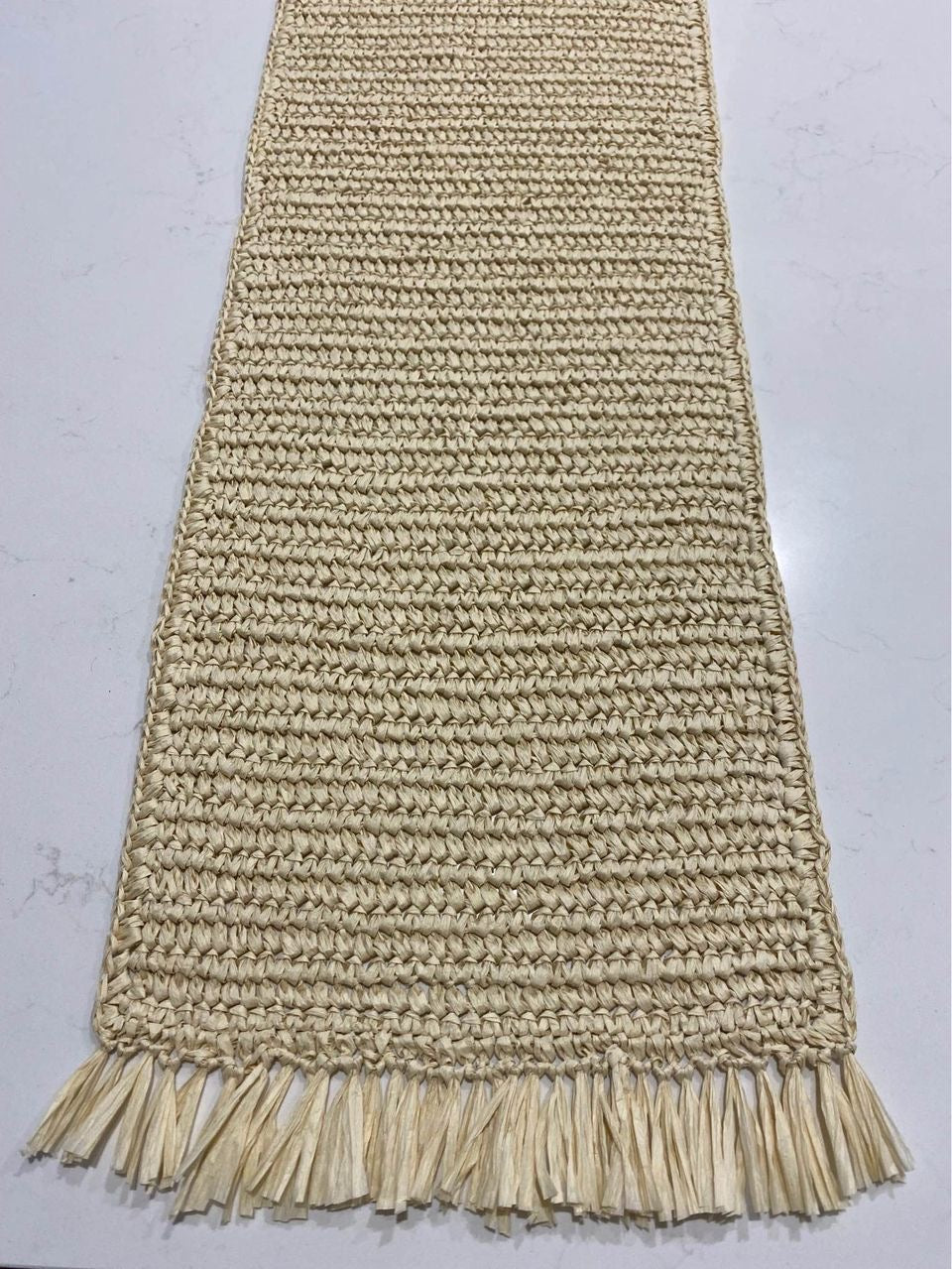 Bali Natural Table Runner | Bleached