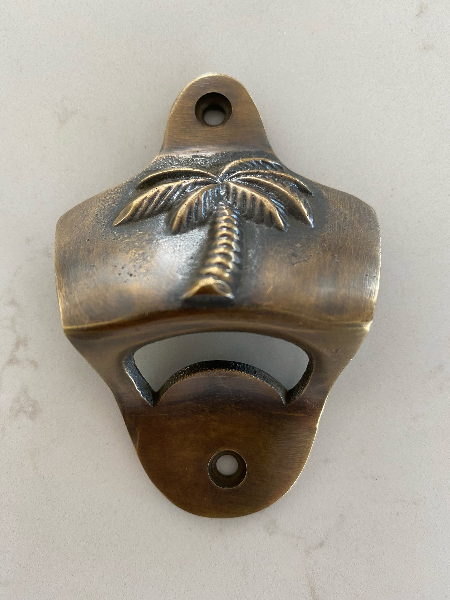 Brass Wall Mounted Bottle Opener