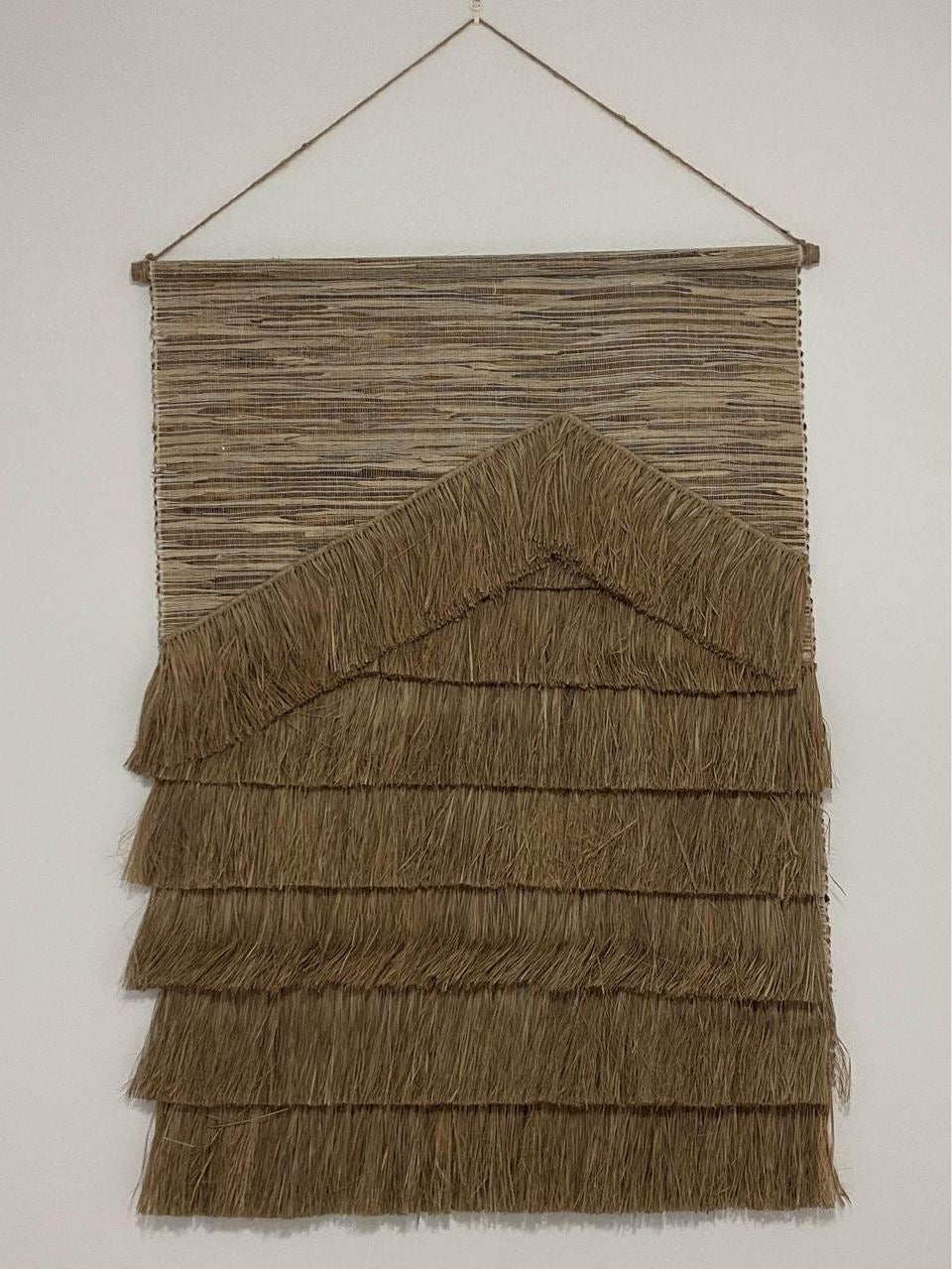 Tiara Natural Boho Wall Hanging | Fringe | LARGE | ONLY 1 LEFT