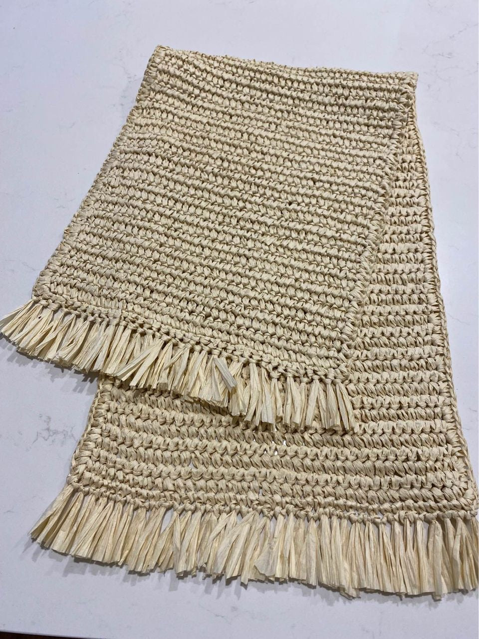 Bali Natural Table Runner | Bleached