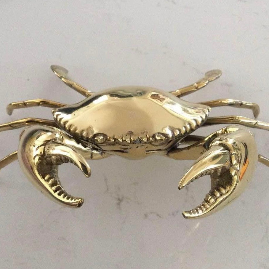 Brass Crab Decor | 3 Sizes