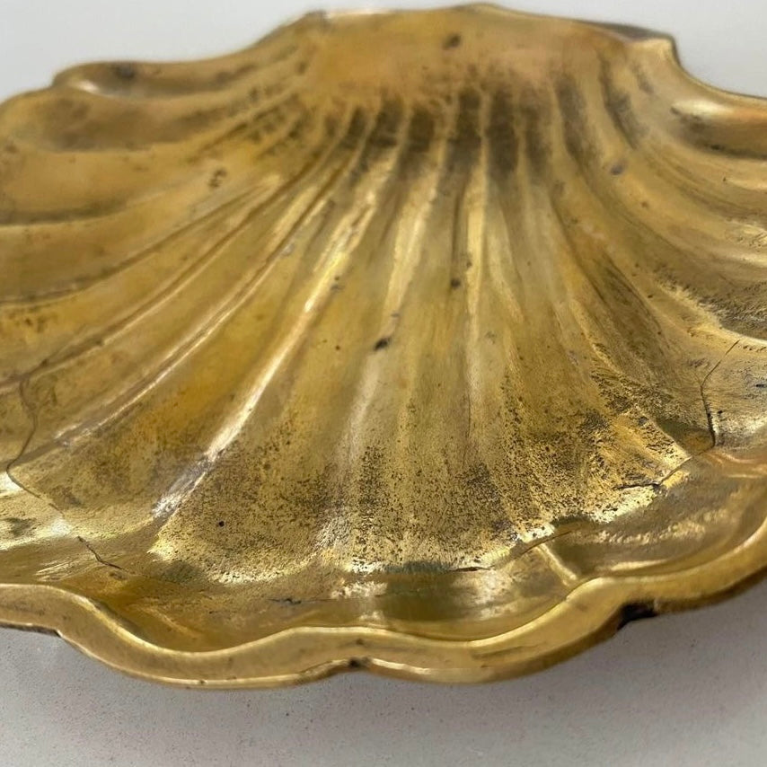 Brass Trinket Tray | CLAM SHELL