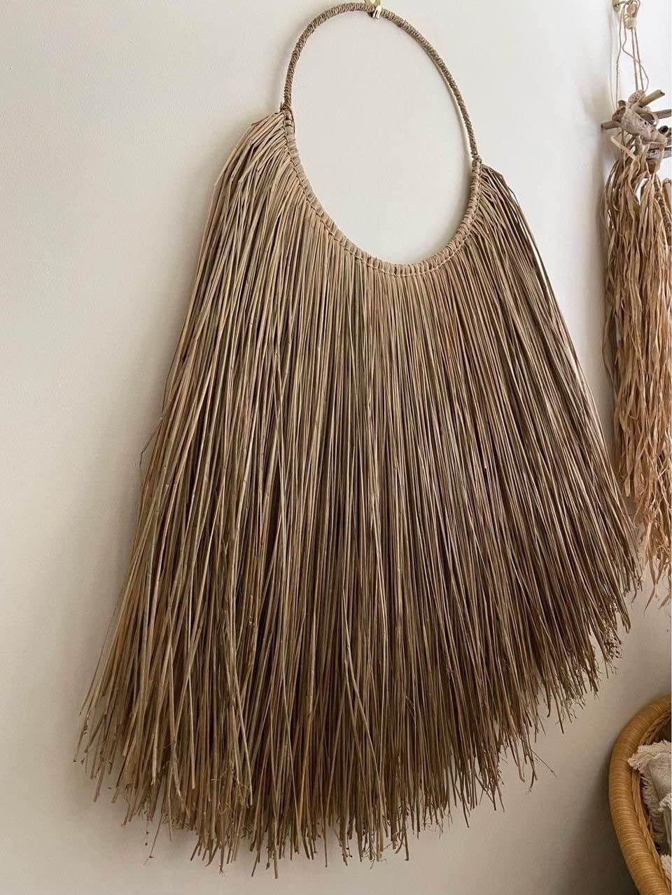 Boho Alang Alang Seagrass Wall Hanging