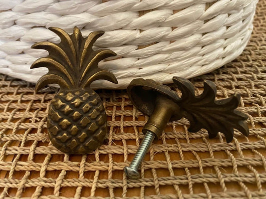 Brass Draw Knob/Pull | PINEAPPLE