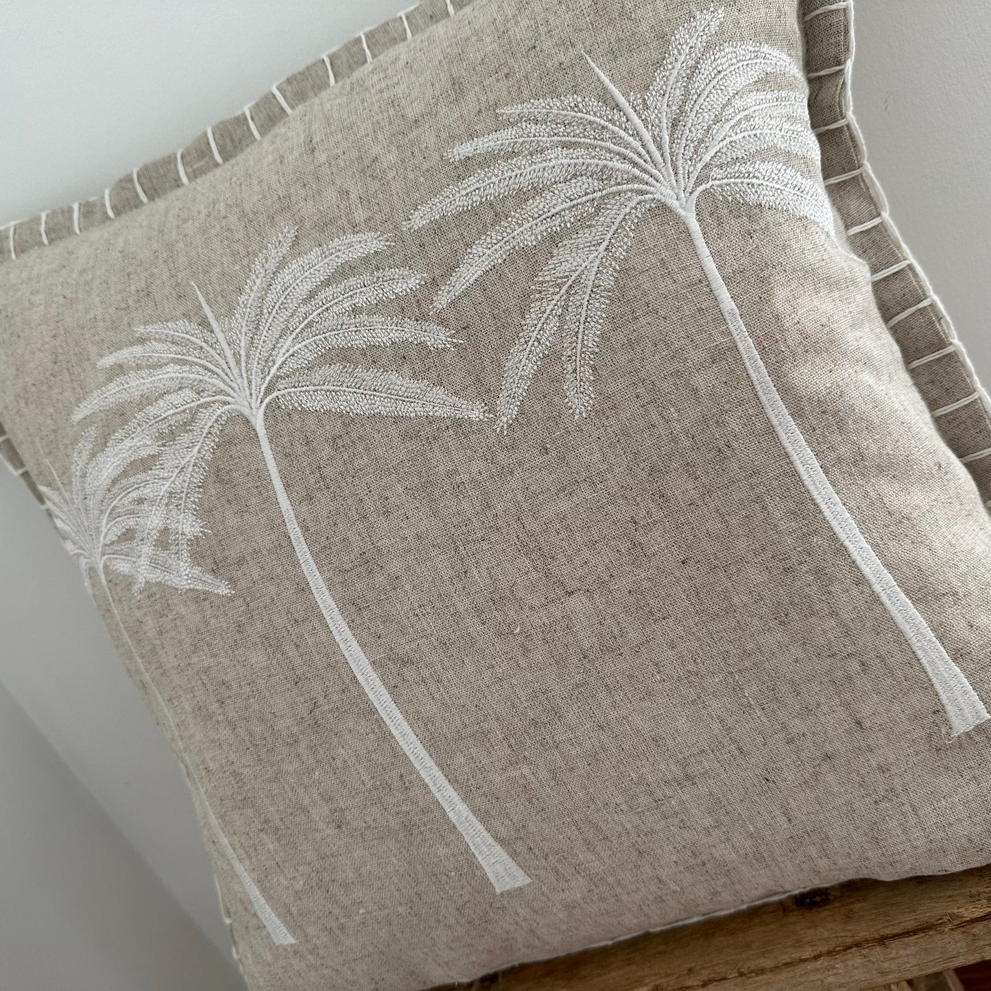 Boho Palms Linen Cushion Cover | 45cm x 45cm