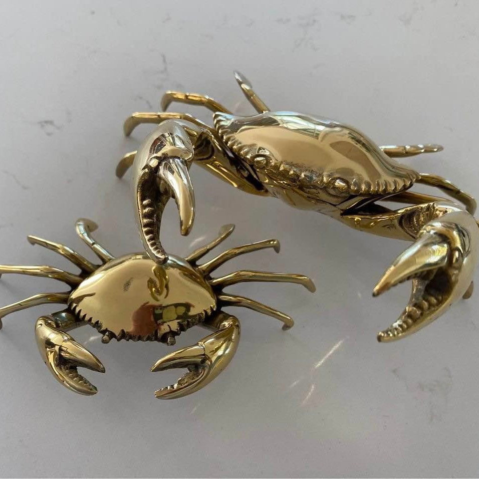 Brass Crab Decor | 3 Sizes