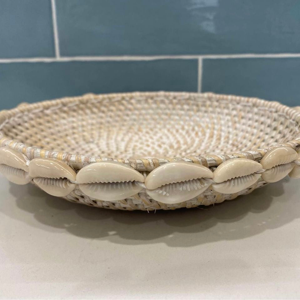 Rattan Cowrie Bowl | 3 Sizes