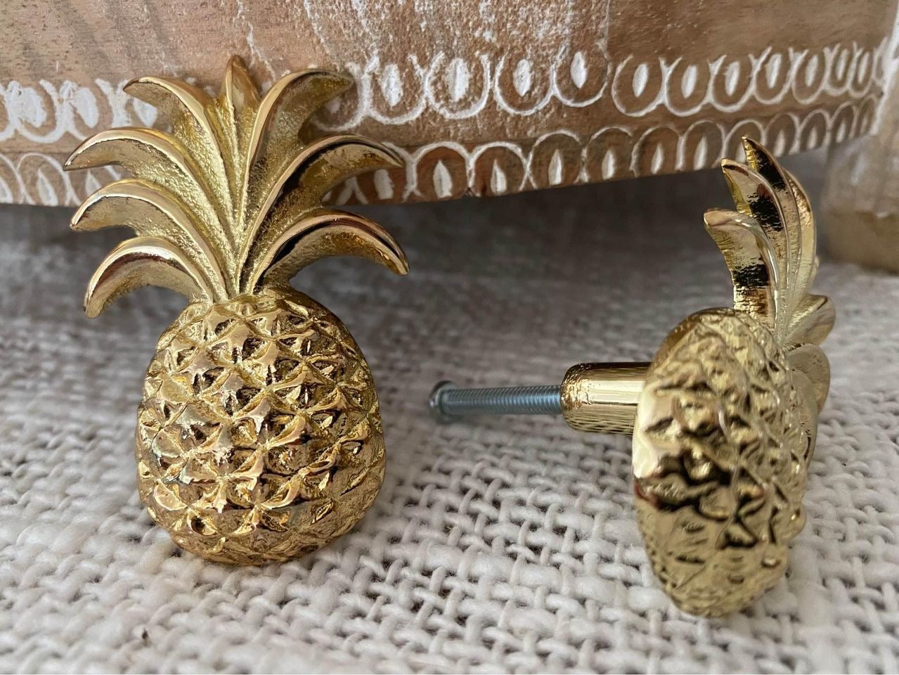 Brass Draw Knob/Pull | PINEAPPLE