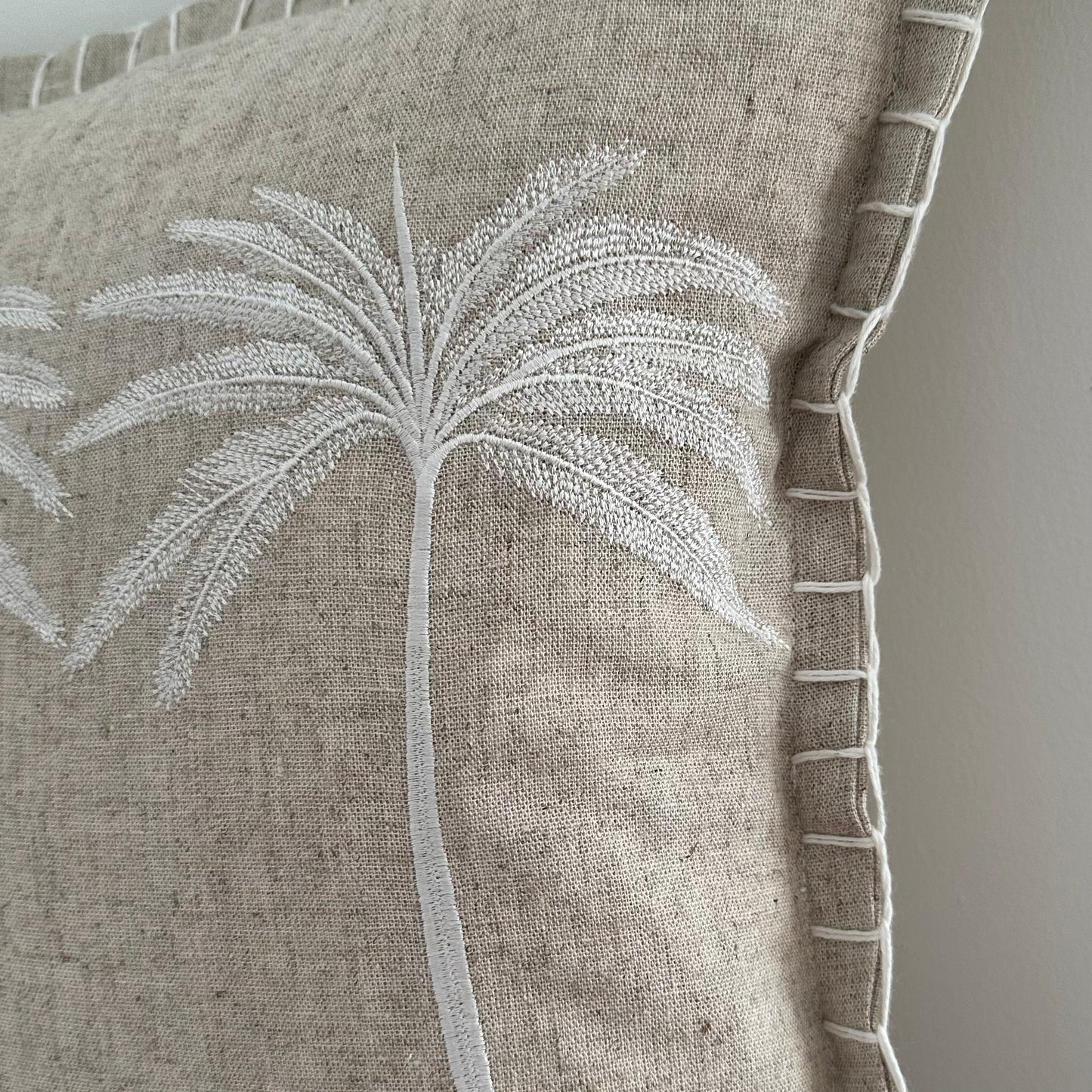 Boho Palms Linen Cushion Cover | 45cm x 45cm