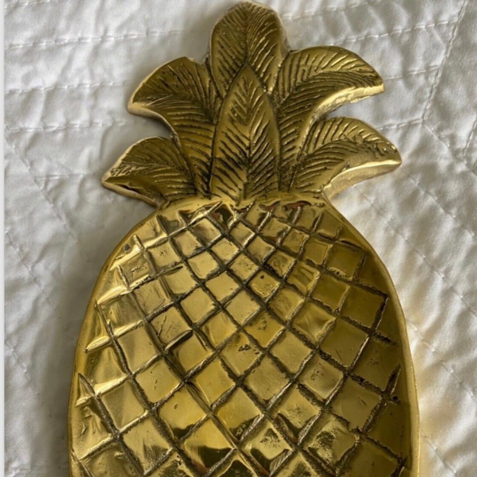 Brass Trinket Tray | PINEAPPLE