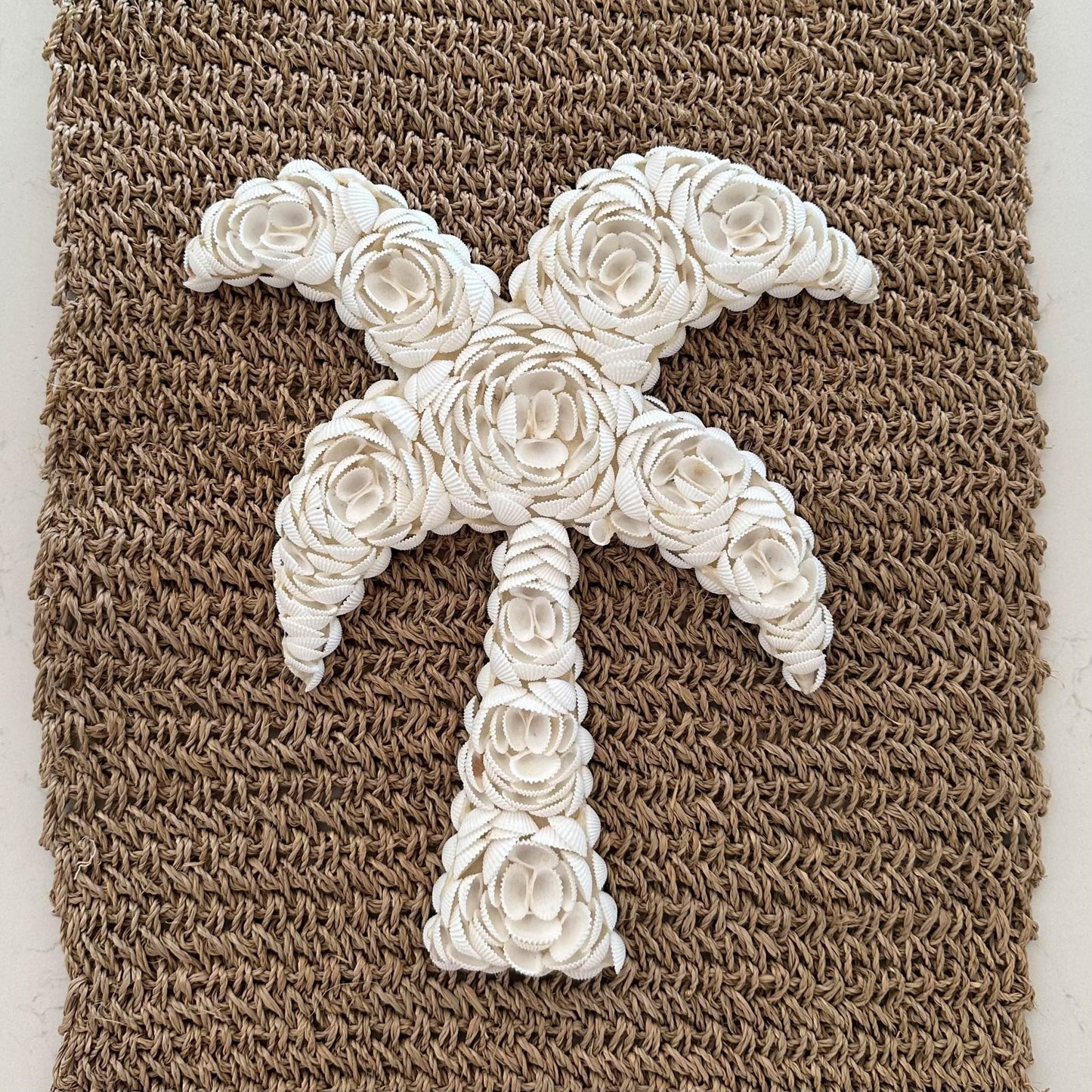 BoHo Shell Palm Tree Wall Hanging