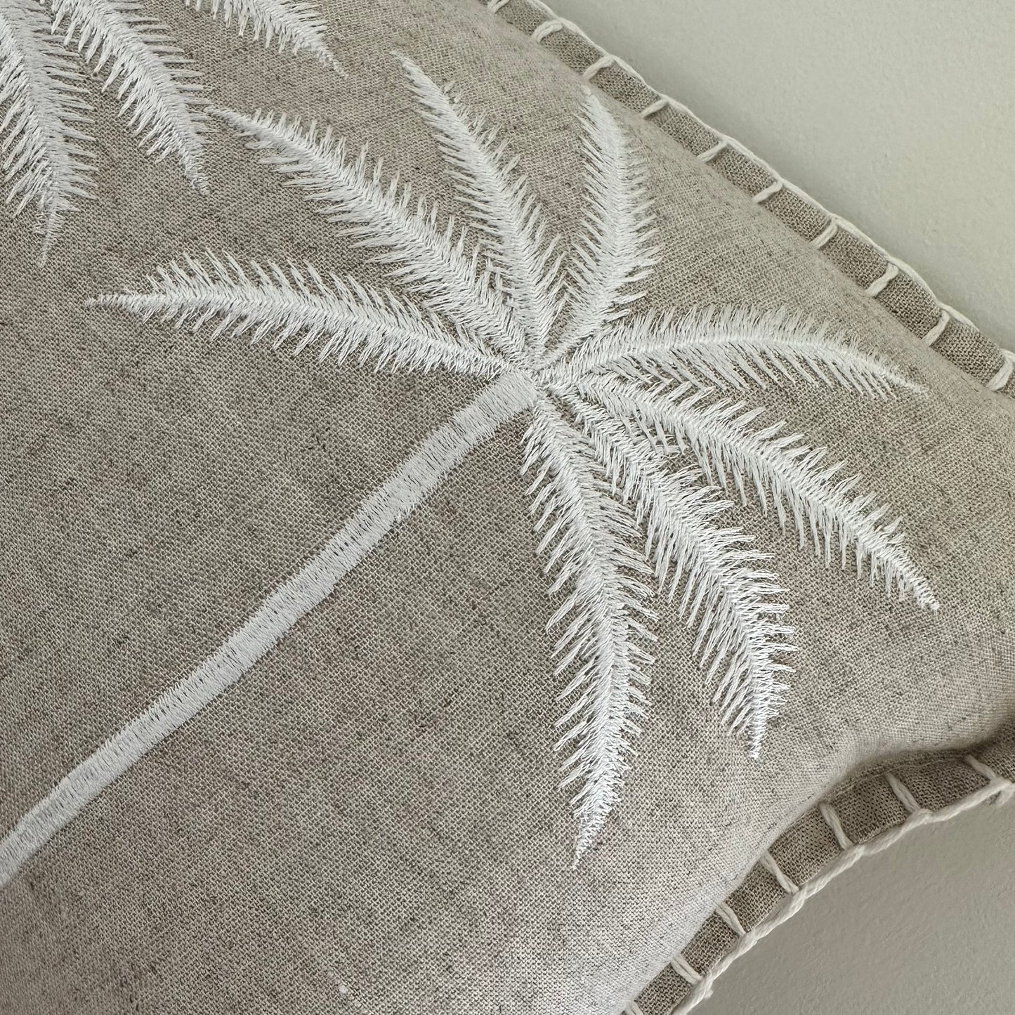 Boho Palms Linen Cushion Cover | 30cm x 50cm