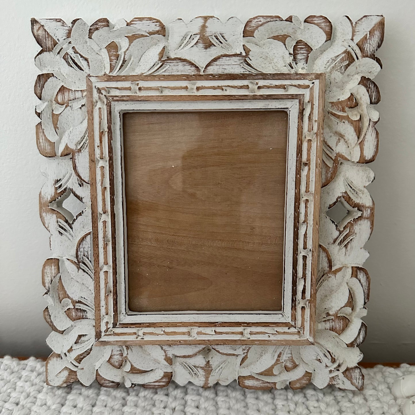 Balinese Picture/Photo Frame | Whitewashed | ONLY 1 LEFT