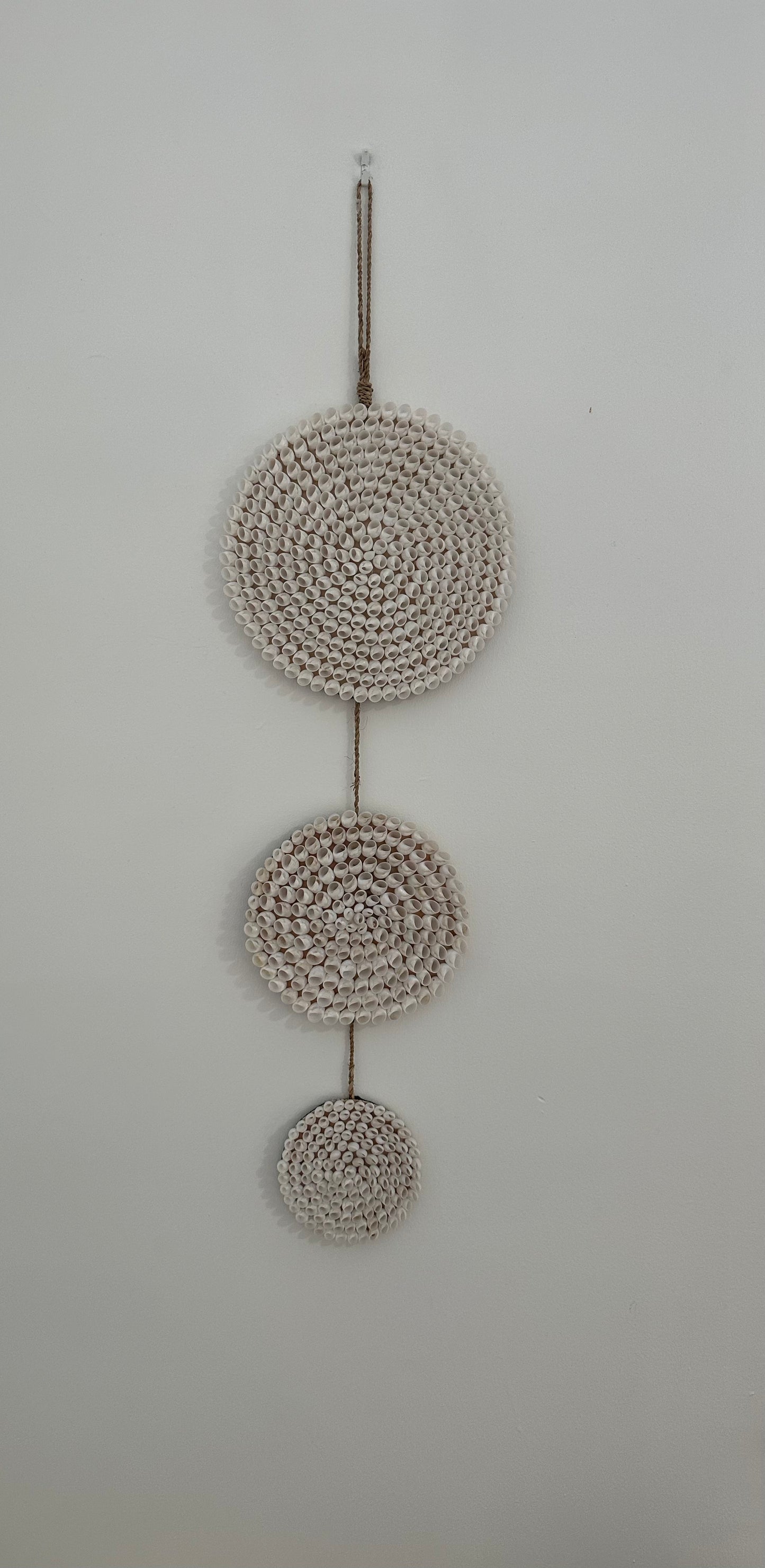 BoHo Shell Wall Hanging | Trio | White | ONLY 2 LEFT