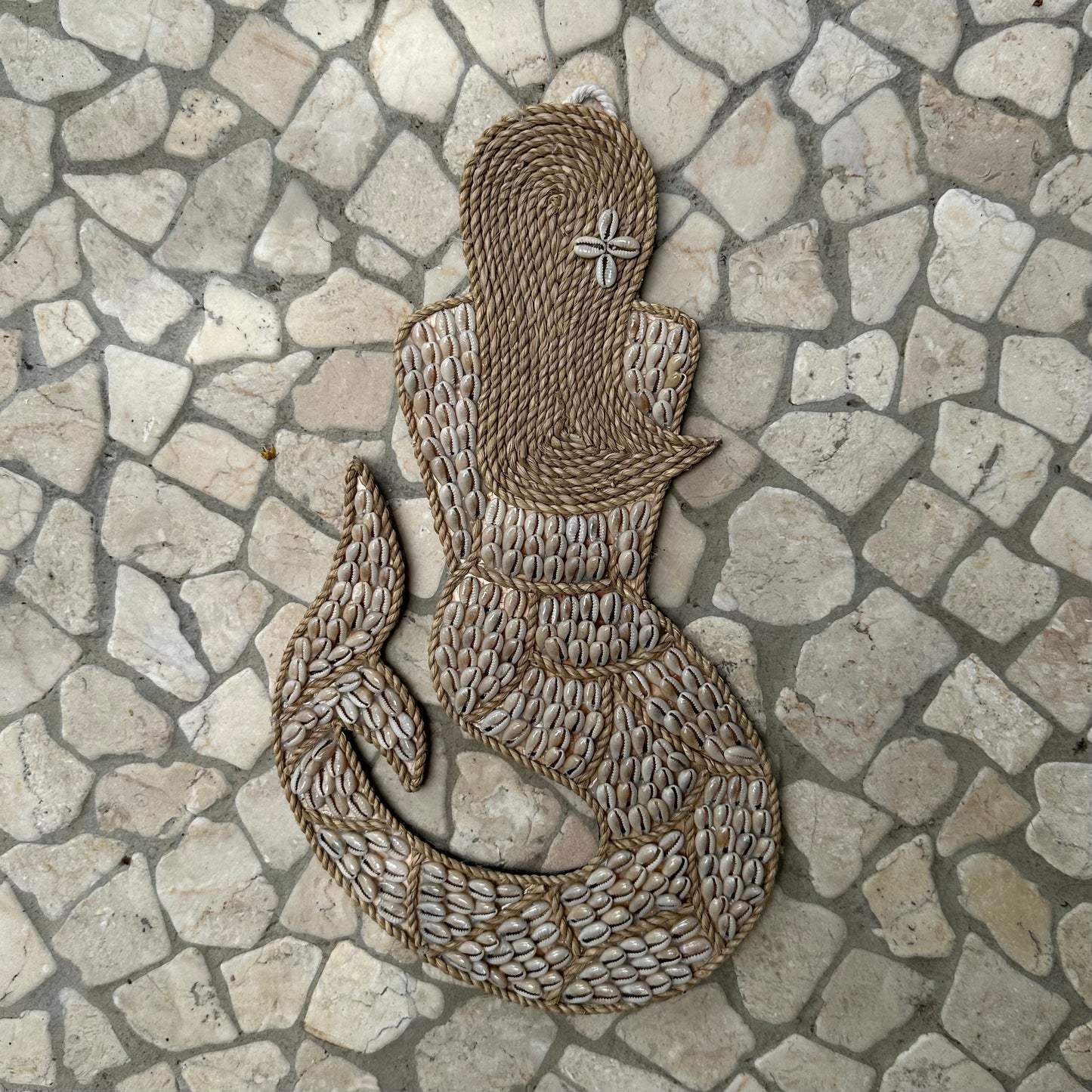 Boho Little Mermaid | Shell | Wall Hanging | 30cm