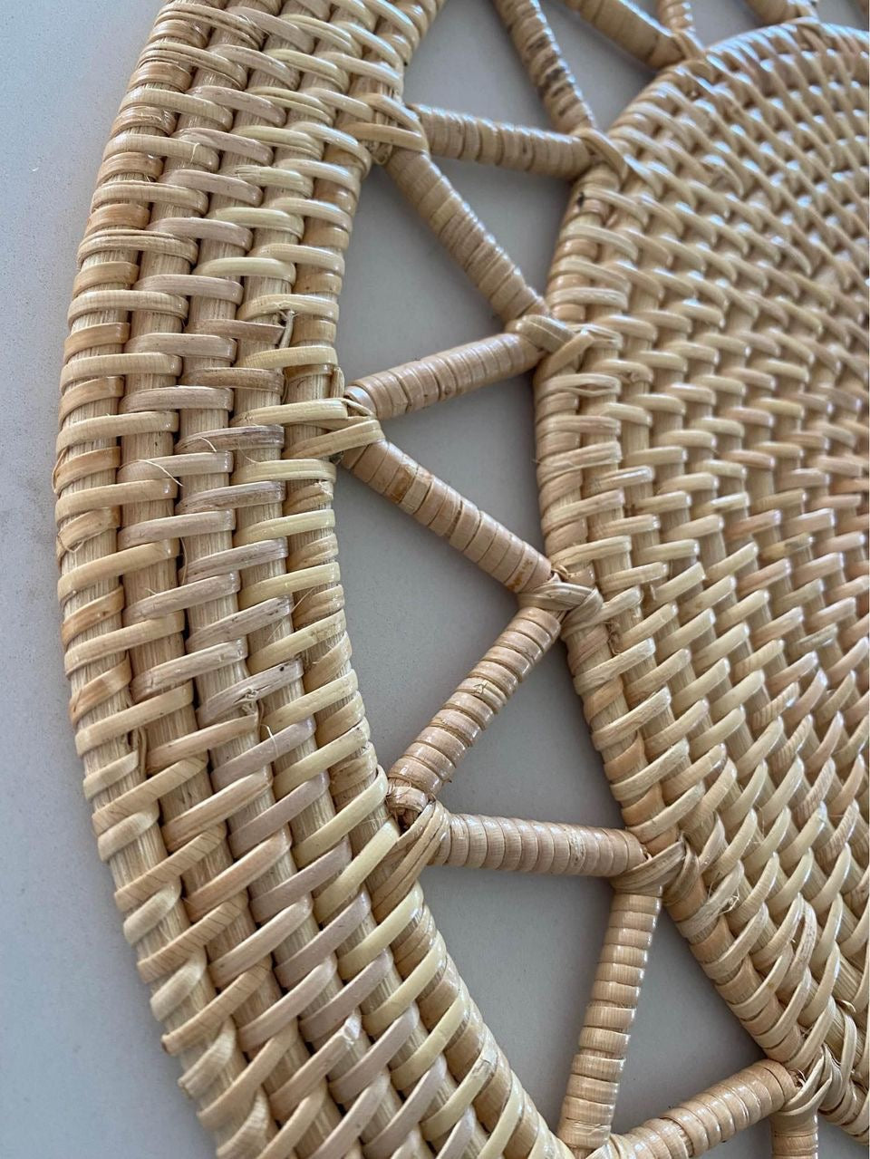 Rattan Placemat 37cm Natural