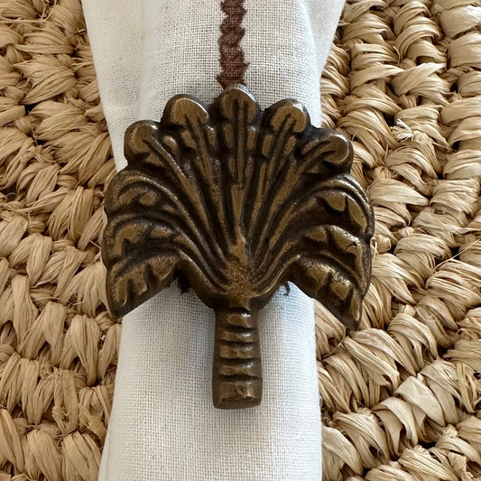 Brass Napkin Ring | Fan | Vintage