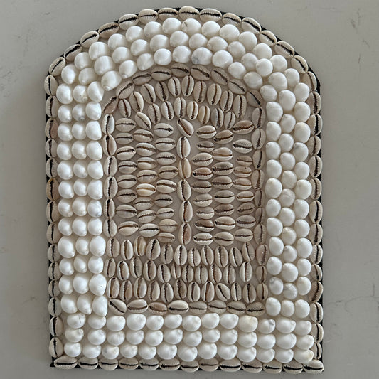 Dual Rustic Arch Shell Wall Hanging