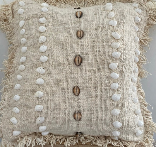 Organic Cotton | Moon Shell | Cushion Cover | Clearance