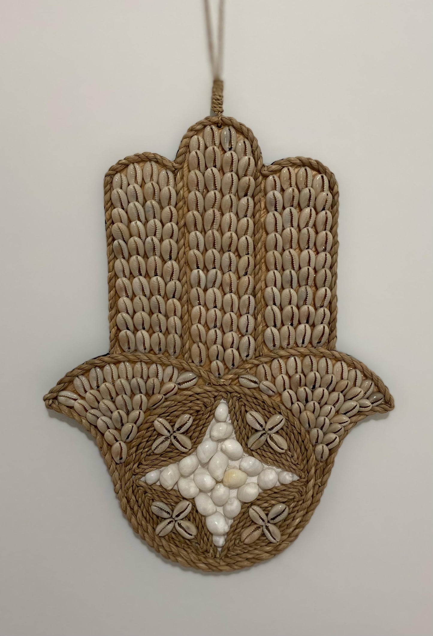 HAMSA Hand Wall Hanging - Cowrie