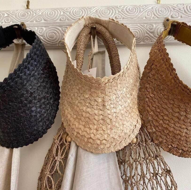 Natural Woven Sun Visor