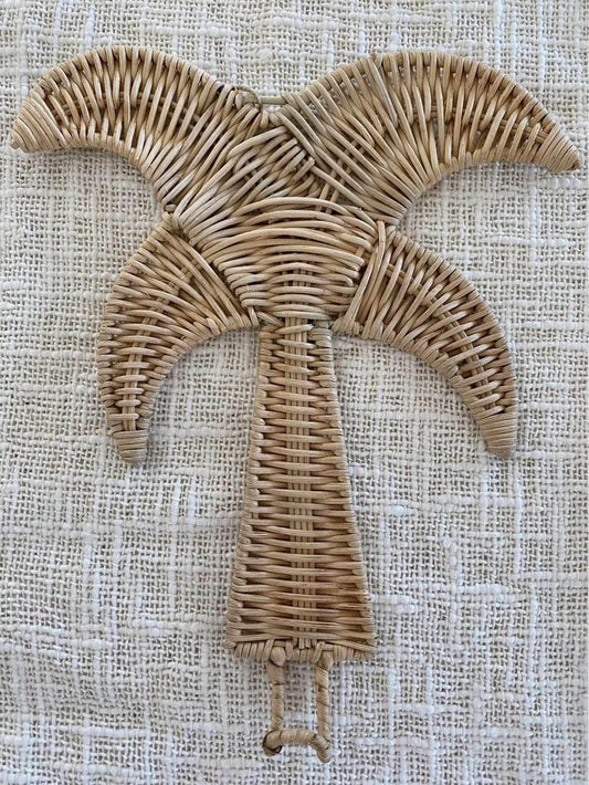 Natural Rattan Wall Hook PALM TREE