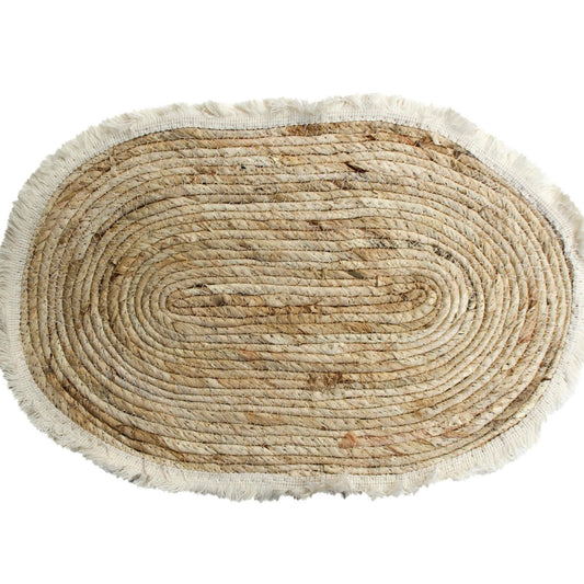 Natural Fringed Placemat